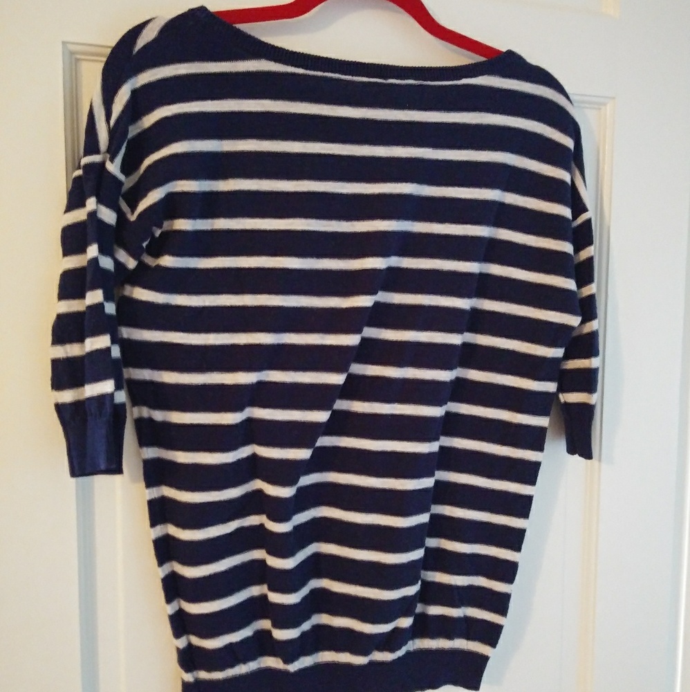 Divided Striped Nautical Inspired Sweater